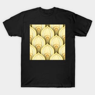 Seamless Pattern with Gold Ethnic Motifs T-Shirt